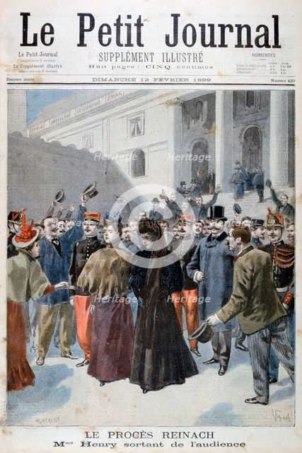 The Reinach Trial, 1899. Creator: F Meaulle.