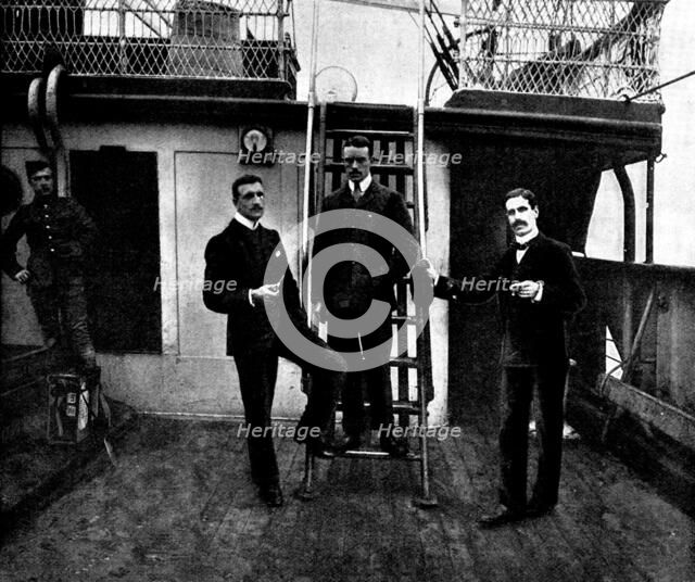 The Reinforcements for Uganda: officers of the Army Service Corps..., 1898. Creator: Lascelles.