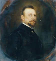 The Reichsrat deputy Dr. Joseph Maria Baernreither, 1899. Creator: Franz von Lenbach