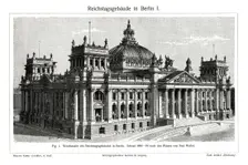The Reichstag, Berlin, Germany, late 19th century
