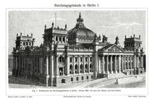 The Reichstag, Berlin, Germany, late 19th century