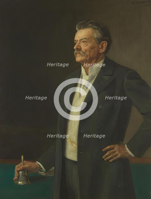 The Reichstag President Dr. Theodor Kathrein, 1902. Creator: Rudolf Konopa.