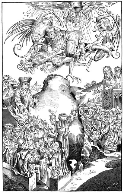 The Reign of Antichrist, 1493. Artist: Michel Volgemuth
