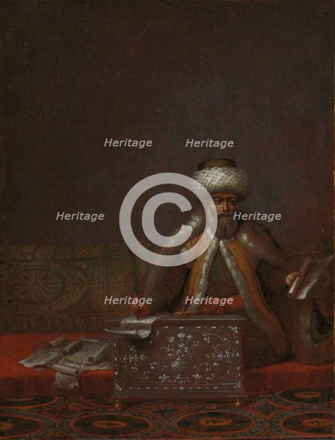 The Reis Effendi, Head of the Chancery, c.1727-c.1730. Creator: Jean Baptiste Vanmour.