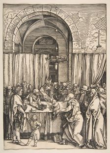 The Rejection of Joachim's Offering, from The Life of the Virgin, ca. 1504. Creator: Albrecht Durer