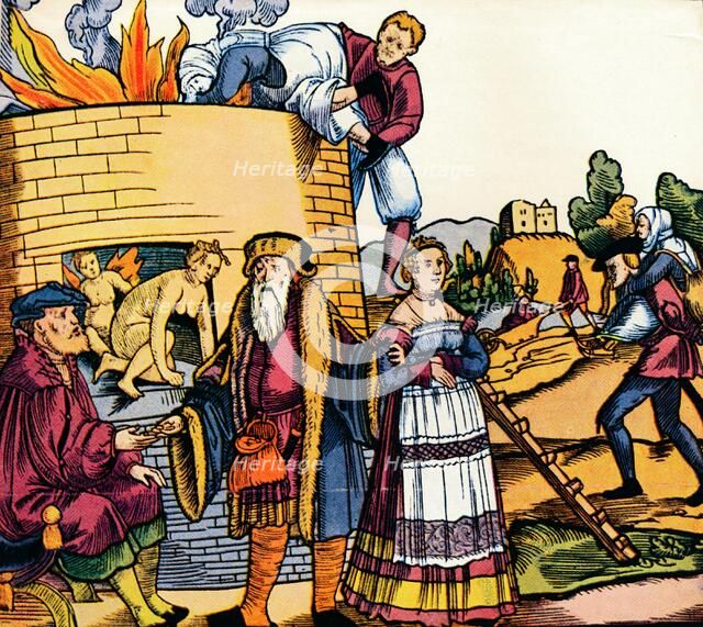 'The Rejuvenation Cure', 1525, (1949). Artist: Unknown.