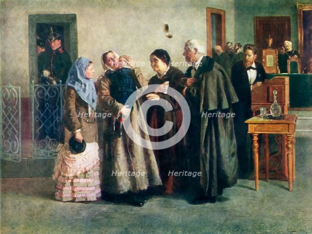 'The Released Woman', 1882, (1965). Creator: Vladimir Makovsky.