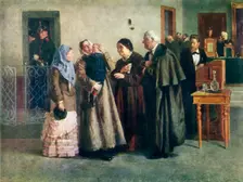 The Released Woman 1882, (1965). Creator: Vladimir Makovsky