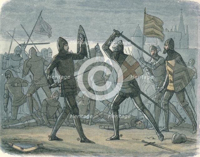 'The relief of Calais', 1864. Artist: James William Edmund Doyle.