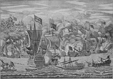 The Relief of Gibraltar c1710