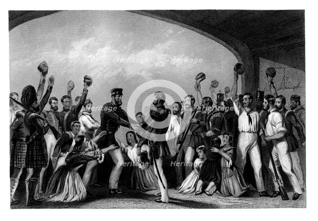 The Relief of Lucknow by General Havelock, Indian Mutiny, 15 September 1857, (1880). Artist: Unknown