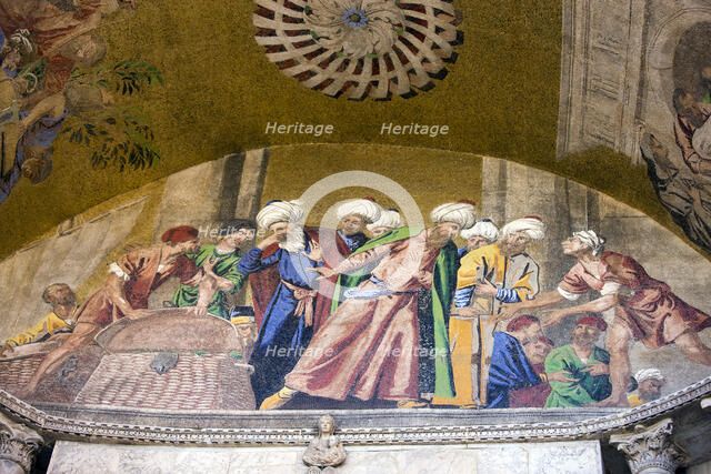 The removal of Saint Mark's body from Alexandria. Artist: Samuel Magal