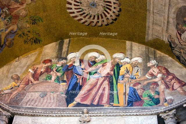 The removal of Saint Mark's body from Alexandria. Creator: Samuel Magal.