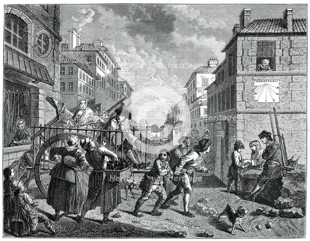 The Removal Of The Painter, (1885).Artist: Jeaurat