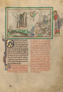 The Removal of the Two Witnesses and the Destruction of the City, about 1255-1260. Creator: Unknown