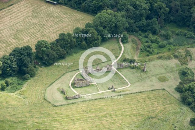The remains of Grace Dieu Priory, an Augustinian Nunnery founded c1239, Leicestershire, 2018. Creator: Damian Grady.