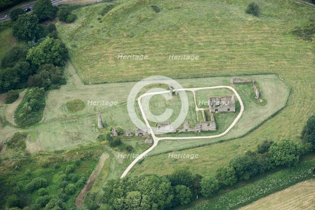 The remains of Grace Dieu Priory, an Augustinian Nunnery founded c1239, Leicestershire, 2018. Creator: Damian Grady.
