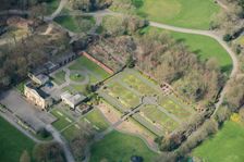 The remains of Falinge Hall and its gardens now a public park, Falinge Park, Rochdale, 2019. Creator: Historic England