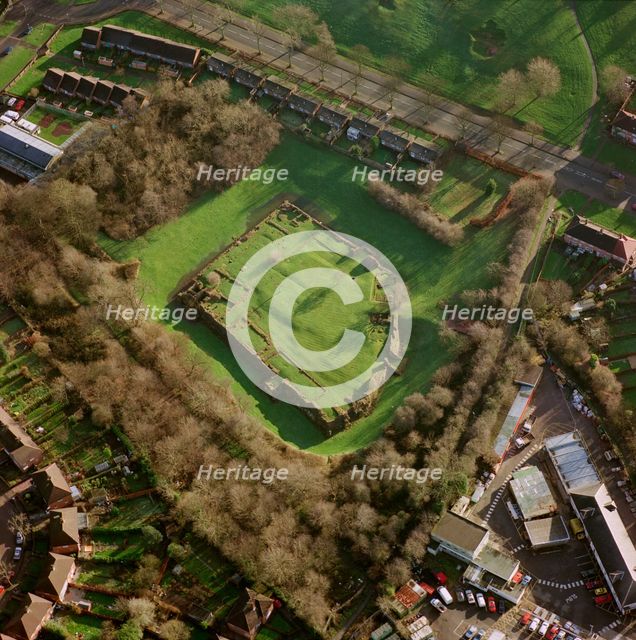 The remains of Weoley Castle, West Midlands, 2000. Artist: EH/RCHME staff photographer