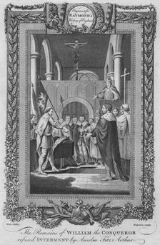 The Remains of William the Conqueror refused Interment by Anselm Fitz Arthur c1787
