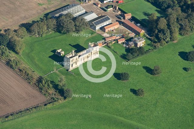 The remains of the south range and bakehouse of Wressle Castle, East Riding of Yorkshire, 2023. Creator: Robyn Andrews.