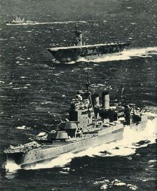 The Renown the Ark Royal and the Sheffield c1939-1941, (1942). Creator: Unknown