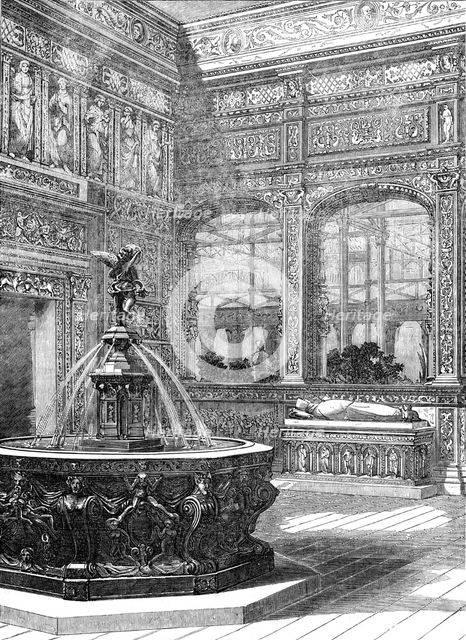 The Renaissance Court, at the Crystal Palace, Sydenham, 1854. Creator: Unknown.