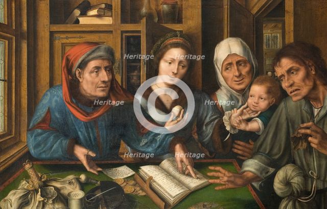 The Rent Receiver's Office, 1514. Creator: Jan Massys.