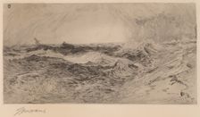 The Resounding Sea, 1880. Creator: Thomas Moran