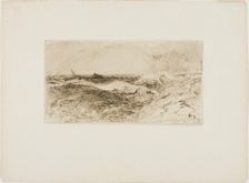 The Resounding Sea, 1886. Creator: Thomas Moran