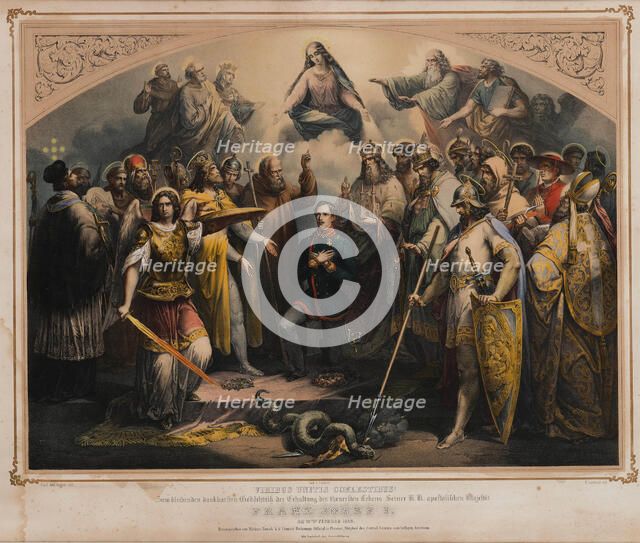 The rescue of Emperor Franz Joseph I of Austria: the attempted assassination on Feb 18, 1853, 1853. Creator: Leybold, Eduard Friedrich (1798-1879).