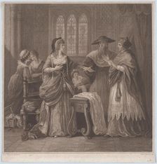 The Resentment of Queen Catherine (Paul de Rapin, History of England), 1790. Creator: John Ogborne