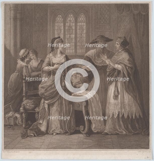 The Resentment of Queen Catherine (Paul de Rapin, History of England), 1790. Creator: John Ogborne.