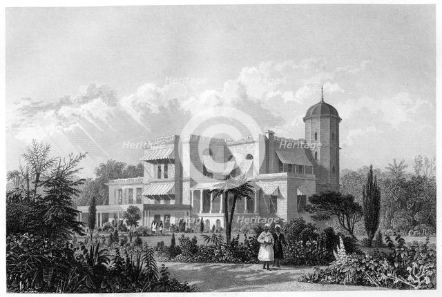 The Residency, Lucknow, India, c1860. Artist: Unknown