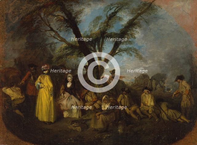 The Rest, 1709. Creator: Jean-Antoine Watteau.