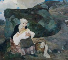 The Rest, 1905. Creator: Franz Wilhelm Jager