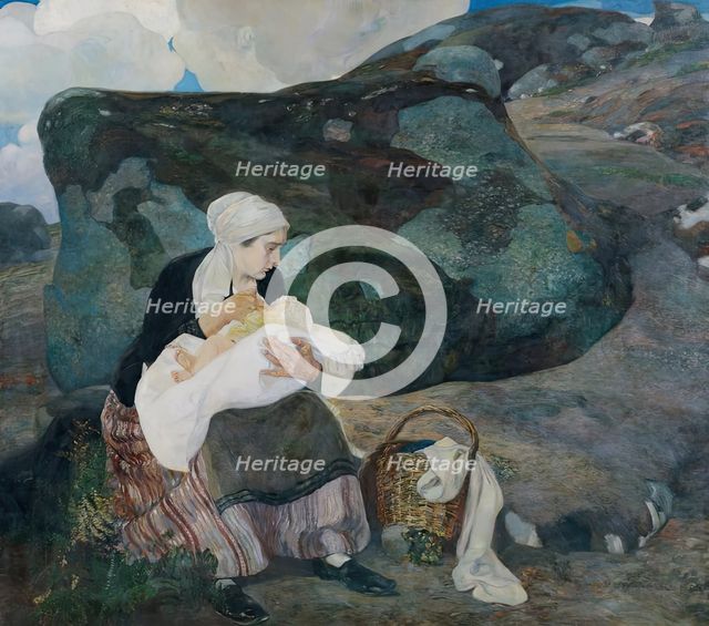 The Rest, 1905. Creator: Franz Wilhelm Jager.