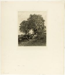 The Rest, c. 1865. Creator: Charles Emile Jacque