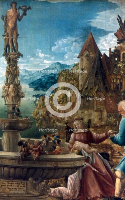 'The Rest on the Flight into Egypt', 1510 Artist: Albrecht Altdorfer