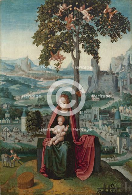 The Rest on the Flight into Egypt, 1540. Creator: Anon.