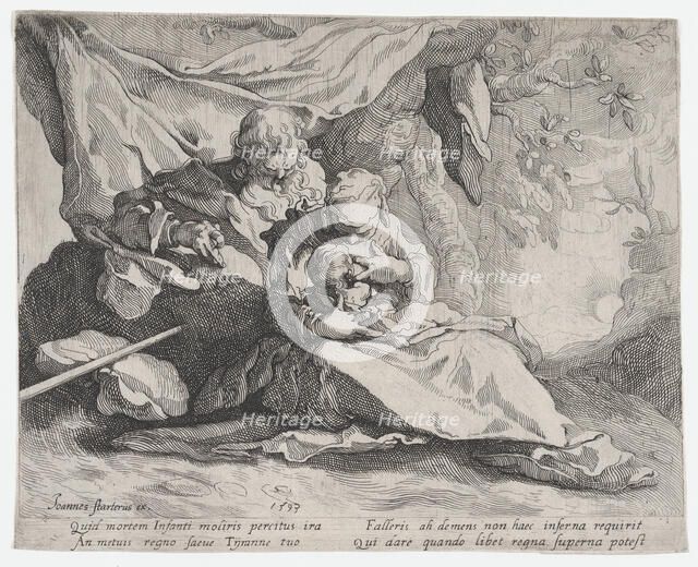 The Rest on the Flight into Egypt, 1593. Creator: Gerrit Pietersz Sweelink.