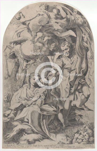 The rest on the flight into Egypt, 1600-23. Creator: Francesco Brizio.