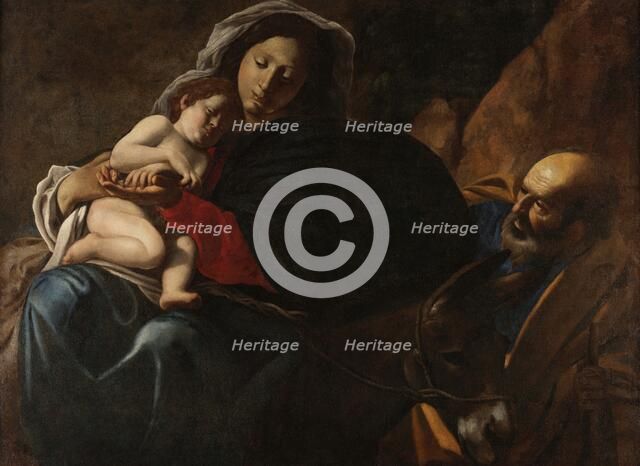 The Rest on the Flight into Egypt, 1622-1625. Creator: Caracciolo, Giovanni Battista (1578-1635).