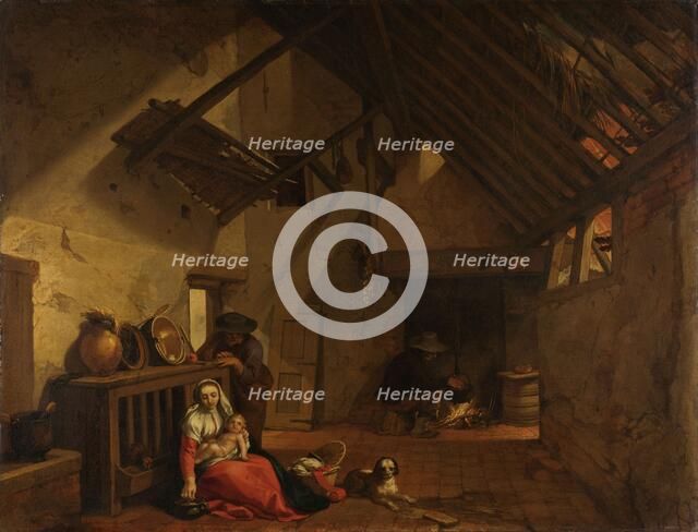 The Rest on the Flight into Egypt, 1632. Creator: Abraham Bloemaert.