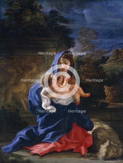 'The rest on the flight into Egypt', 1659-1709. Artist: Giovanni Battista Gaulli Baciccio