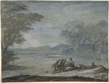 The Rest on the Flight into Egypt, 1682. Creator: Claude Lorrain