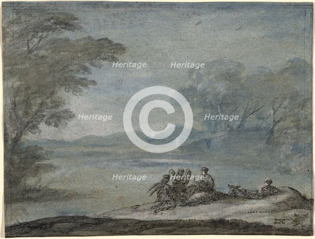 The Rest on the Flight into Egypt, 1682. Creator: Claude Lorrain.