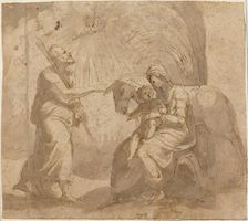 The Rest on the Flight into Egypt, 16th century. Creator: Unknown