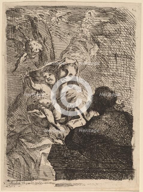 The Rest on the Flight into Egypt, 1721. Creator: Paul Troger.