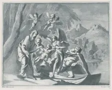 The rest on the Flight into Egypt, 1740-71. Creator: Andrea Scacciati